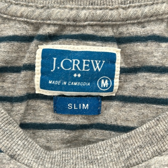 J Crew stripped top with pocket - Picture 4 of 4